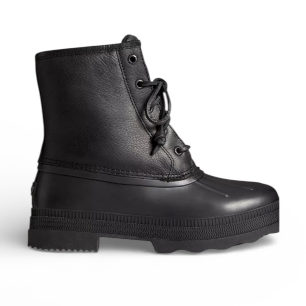 SperryWomen's Saltwater 2.0 Round Toe Zipper Boots / Size 6.5 / Leather/Rubber